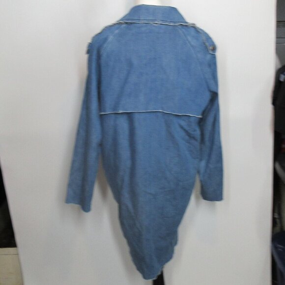 Cache Cache Happy Denim Knee Length Coat/Dress Size 170/92A = Size Large - Picture 7 of 8